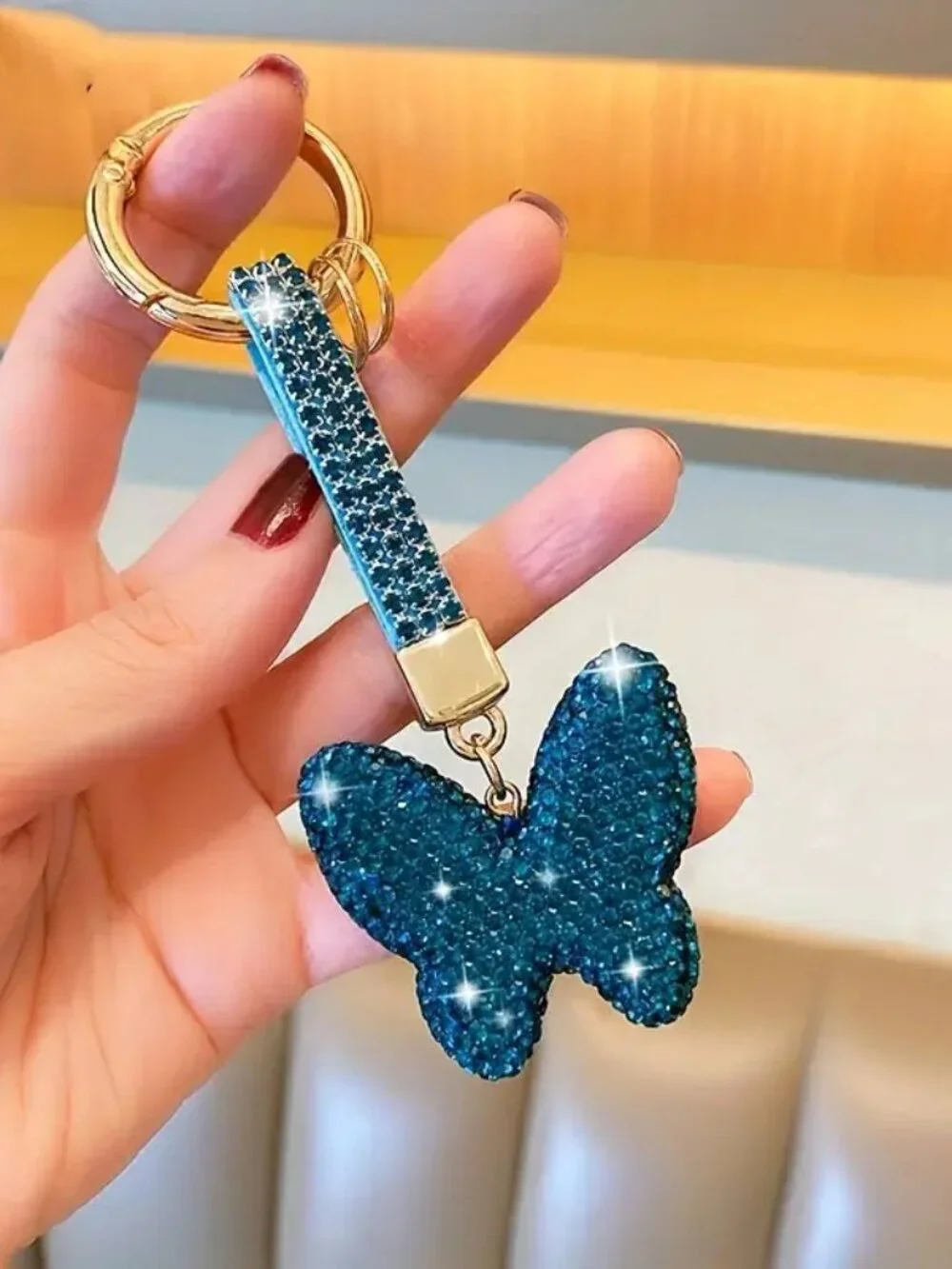 Bling Butterfly keychains B27